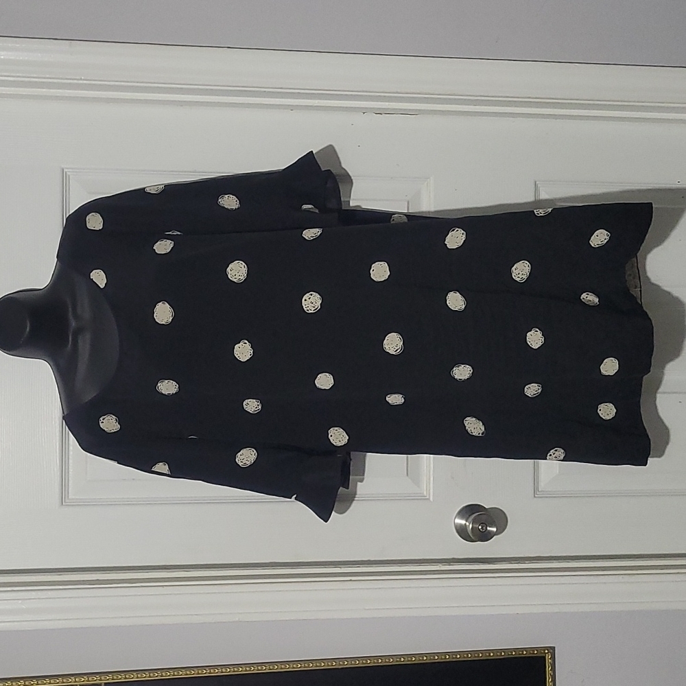 Kate Spade Scribble Polka Dot Dress